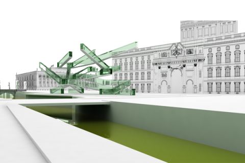Reconstruction projects of the former castle and Schinkel's Bauakademie