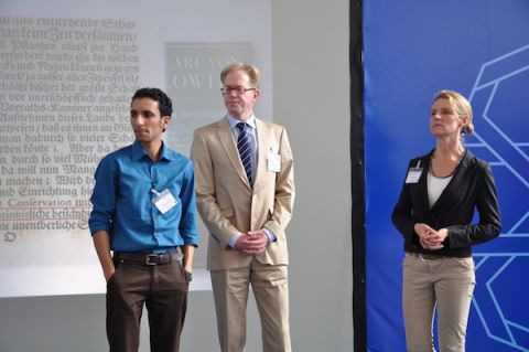 Yassine Moustandiji, Arnd Baetzner and Dr. Lucia Reisch