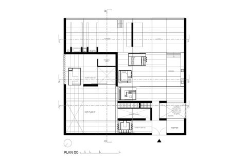 Ground floor with flexible spaces
