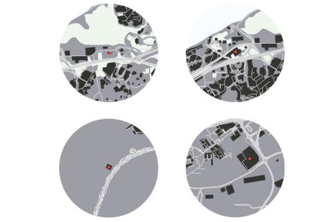 Land-use map of neighborhoods in Muscat, Oman